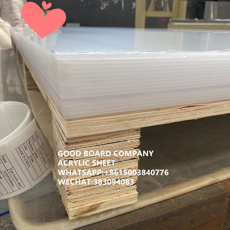 Acrylic sheet in factory